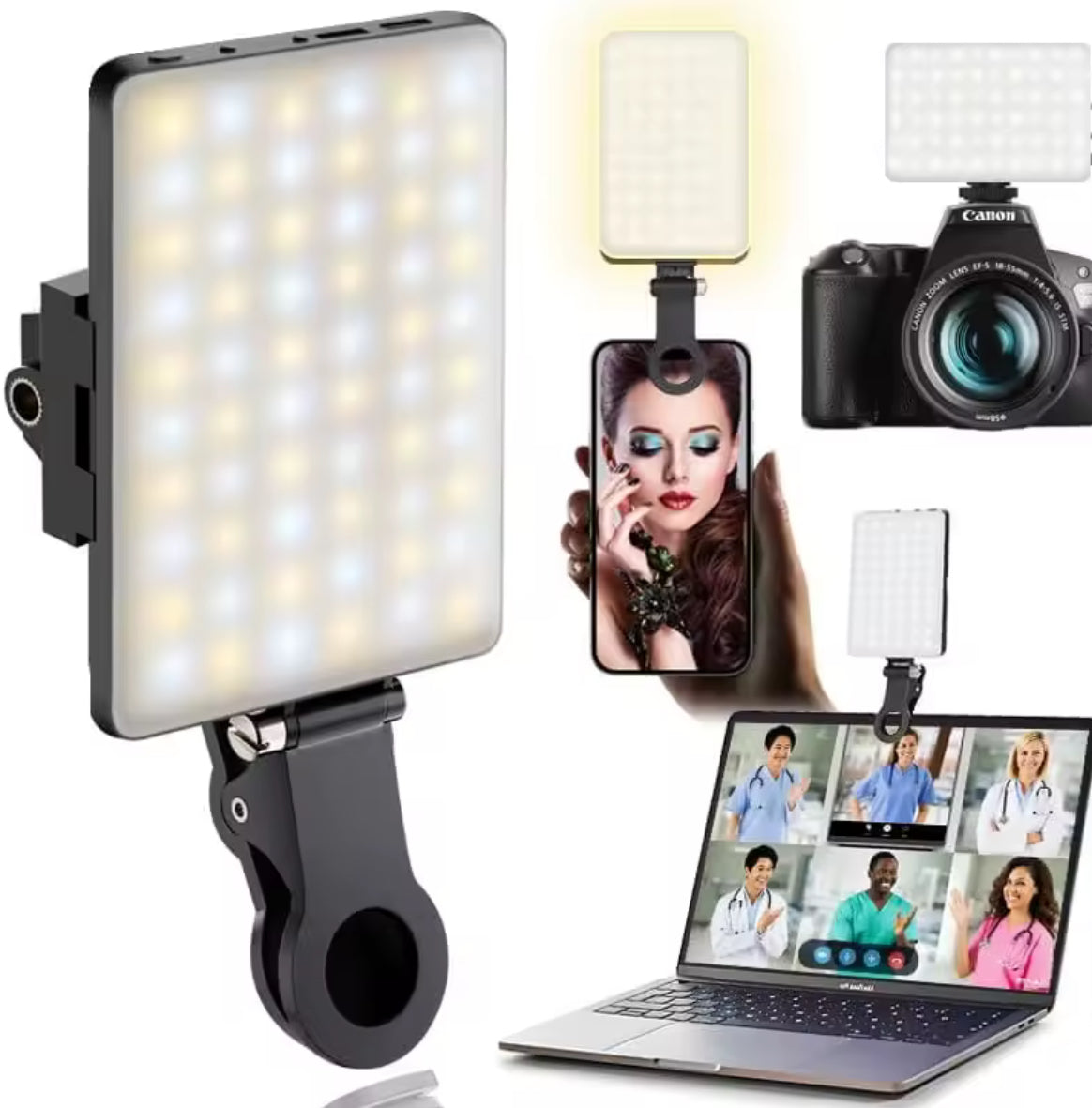 LED Portable Clip-on Selfie Light